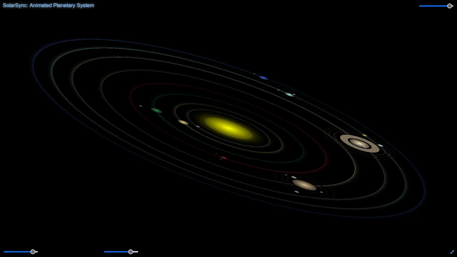SolarSync - Animated Planetary System