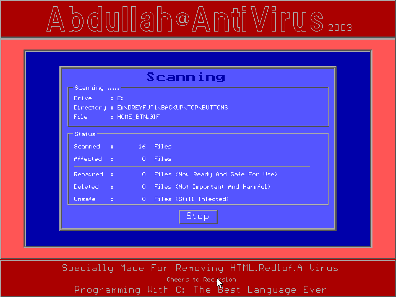 Virus Removal of Win32.Chir.B