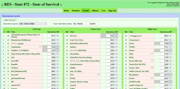 Survival Web Disc Portal