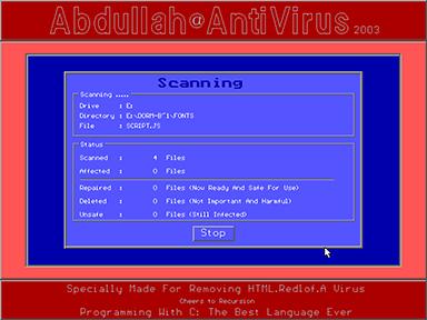 Virus Removal of Win32.Chir.B